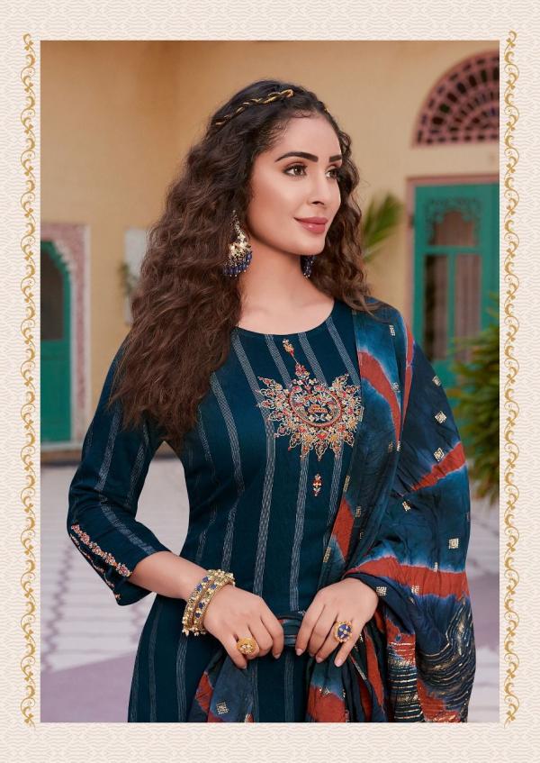 Koodee Sakhi Vol 1 Viscose Embroidery Designer Exclusive Readymade Suit